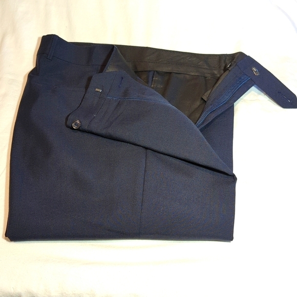 Vintage Roger and Scott Dress Pants Mens Black 34x29 - Picture 1 of 6